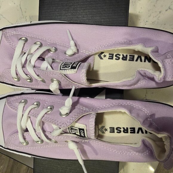 Converse Chuck Taylor All Star Shoreline Slip Womens Casual Shoes 7 Amethyst NEW - Picture 8 of 16